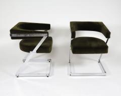 Alessandro Albrizzi Pair of cantilever armchairs - 3482488