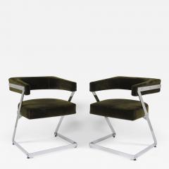 Alessandro Albrizzi Pair of cantilever armchairs - 3483693