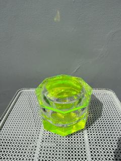 Alessandro Albrizzi Vintage Hexagonal Lucite Ice Bucket w Swivel Top by Albrizzi - 4641271