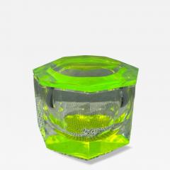 Alessandro Albrizzi Vintage Hexagonal Lucite Ice Bucket w Swivel Top by Albrizzi - 4745792