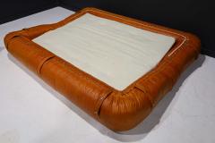 Alessandro Becchi Leather Anfibio Sofa Bed by Alessandro Becchi for Giovannetti Collezioni 1970s - 2147842