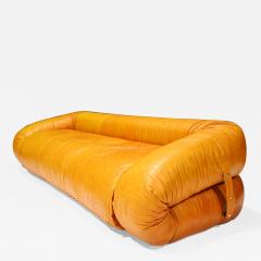 Alessandro Becchi Leather Anfibio Sofa Bed by Alessandro Becchi for Giovannetti Collezioni 1970s - 2149935