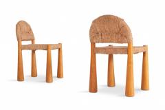 Alessandro Becchi Wicker Solid Pine Toscanolla Chairs by Alessandro Becchi for Giovanetti - 844802