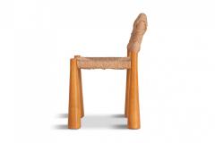 Alessandro Becchi Wicker Solid Pine Toscanolla Chairs by Alessandro Becchi for Giovanetti - 844810