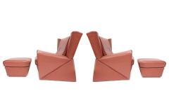 Alessandro Mendini Alessandro Mendini Lounge Chairs w Ottomans - 259469