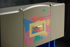 Alessandro Mendini Cantaride Bar Cabinet by Alessandro Mendini for Zanotta Italy 1980s - 4364257