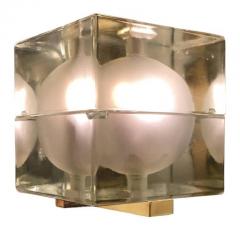 Alessandro Mendini Cubosfera Wall Lights by Alessandro Mendini Frosted Version - 1147880
