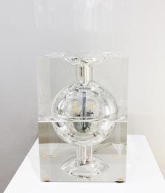 Alessandro Mendini Mid Century Modern Italian Plexiglass Table Lamp - 3057855