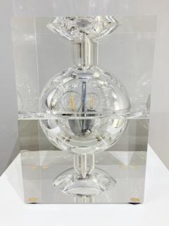 Alessandro Mendini Mid Century Modern Italian Plexiglass Table Lamp - 3057856