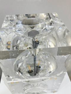 Alessandro Mendini Mid Century Modern Italian Plexiglass Table Lamp - 3057857