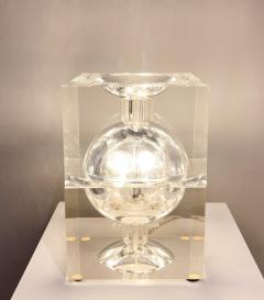 Alessandro Mendini Mid Century Modern Italian Plexiglass Table Lamp - 3057859