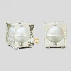 Alessandro Mendini PAIR OF CUBO SFERA TABLE LAMPS BY ALESSANDRO MENDINI - 2902556