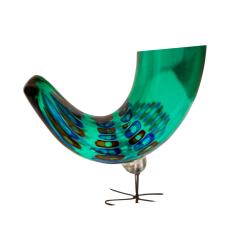 Alessandro Pianon Alessandro Pianon Rare Hand Blown Glass Bird For Vistosi Murano 1963 - 3098637