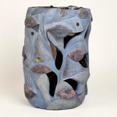 Alessandro Roma Semi Refractory Engobe Glazed Ceramic Sculpture My Head Inside the Nature  - 3851500