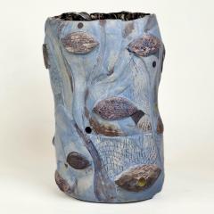 Alessandro Roma Semi Refractory Engobe Glazed Ceramic Sculpture My Head Inside the Nature  - 3851503