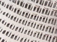 Alessio Tasca Alessio Tasca plate centerpiece in perforated glazed stoneware Italy 1977 - 4384121