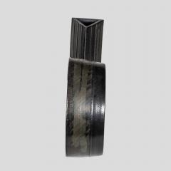 Alessio Tasca Italian grey black freeform vase by Alessio Tasca - 4092924