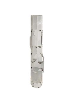 Alessio Tasca Lucite Prism Tower Sculptures by Alessio Tasca for Fusina - 1315088