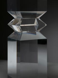 Alessio Tasca Pair of Plexiglass Table Lamps by Alessio Tasca for Fusina - 4726448