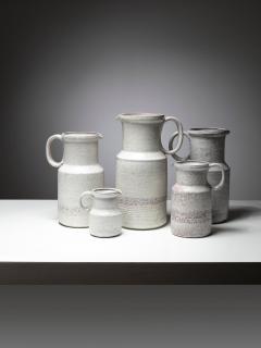 Alessio Tasca Set of Five Ceramic Pitchers by Alessio Tasca - 4724777