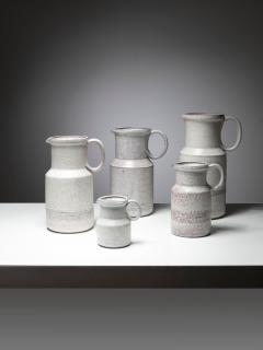 Alessio Tasca Set of Five Ceramic Pitchers by Alessio Tasca - 4724778