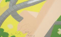 Alex Katz Bicycling in Central Park - 4409460