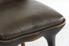 Alex Roskin Alex Roskin High Chair Counter Stool in Aluminum with Bronze Finish - 4034883