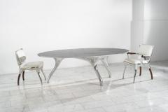Alex Roskin Alex Roskin Trois Jambes Table with Bezel Top USA 2024 - 4034924