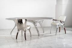 Alex Roskin Alex Roskin Trois Jambes Table with Bezel Top USA 2024 - 4034925