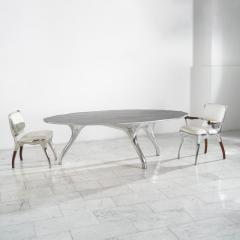 Alex Roskin Alex Roskin Trois Jambes Table with Bezel Top USA 2024 - 4034970