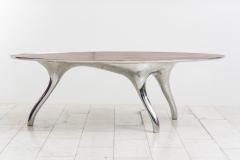 Alex Roskin Trois Jambes Table with Bezel Top - 2385405