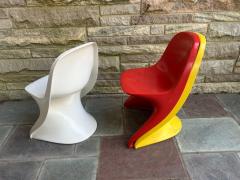 Alexander Begge Set 3 Panton style Rare 1970 s Space Age MCM Casalino 1 Kids Chair - 4589174