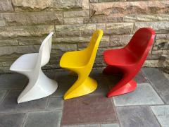 Alexander Begge Set 3 Panton style Rare 1970 s Space Age MCM Casalino 1 Kids Chair - 4589189