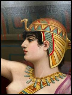 Alexander Cabanel After Alexander Cabanel A Monumental Palace Size Painting of Cleopatra - 3880688