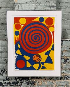 Alexander Calder Alexander Calder Spiral with Pumpkin Lithograph 1972 - 3350827