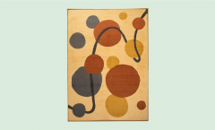 Alexander Calder Framed Hand Knotted Wool Wall Tapestry After Alexander Calder - 3936063