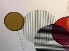 Alexander Calder Large Scale Colorful Modernist Painting in the manner of Alexander Calder - 437920