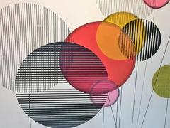 Alexander Calder Large Scale Colorful Modernist Painting in the manner of Alexander Calder - 437922