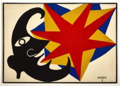 Alexander Calder Le Profil qui Disparait Moon and Star  - 4472571