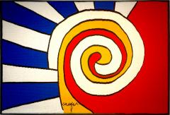 Alexander Calder Trois spirales - 4598287
