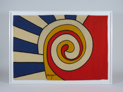 Alexander Calder tapestry Trois Spirales - 994223