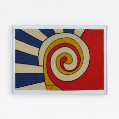 Alexander Calder tapestry Trois Spirales - 994939