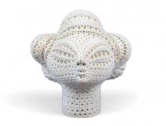 Alexander Ney Stylized Terracotta Head  - 4793388
