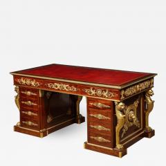 Alexandre Chevrie Museum French Ormolu Mounted Mahogany Royal Executive Desk - 2144938