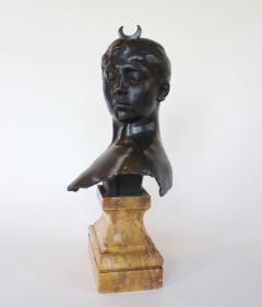 Alexandre Falguiere Antique Bronze Bust of Diana by Alexandre Falgui re 1890 France - 2855020