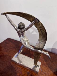 Alexandre Kelety Alexandre K l ty Art Deco Bronze Scarf Dancer 1925 French - 3827480