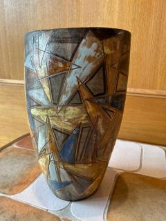 Alexandre Kostanda Ceramic Vase by Alexandre Kostanda Vallauris France 1950 60s - 3157537