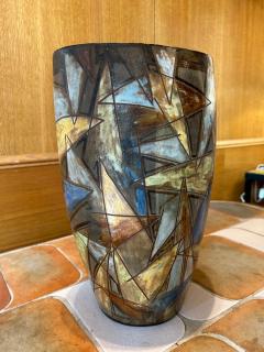 Alexandre Kostanda Ceramic Vase by Alexandre Kostanda Vallauris France 1950 60s - 3157540
