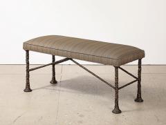 Alexandre Log Erode Sculpted Bronze Bench by Alexandre Log  - 4049980