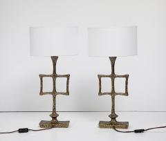 Alexandre Log Pair of Limited Edition Tahoma Table Lamps by Alexandre Log  - 3666548